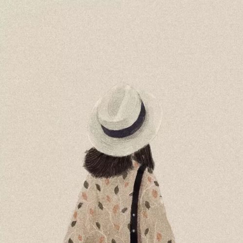 背影女生头像二