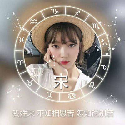 宋姓微信专属头像带宋字的头像图片大全