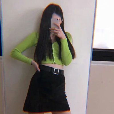 绿色头像女生霸气冷艳绿色系冷酷女生头像