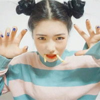 搞怪逗趣少女头像呆萌软妹子
