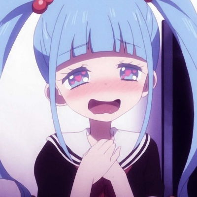 灰白头像女生卡通魔法少女