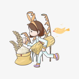 卡通手绘可爱的小女生插画图片素材其他格式下载动漫人物大全