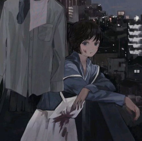 唯美氛围感十足动漫女头