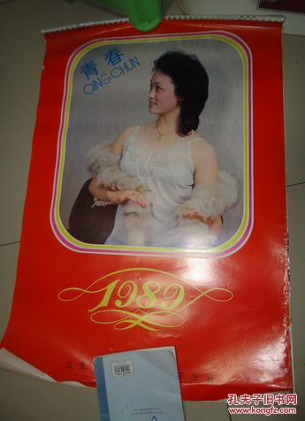 1989年青春美女挂历