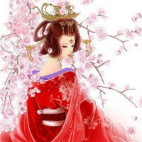 给我提供一些,妖娆的古代美女图片,最好是传红衫的,全身的,