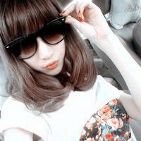 美女头像霸气戴墨镜