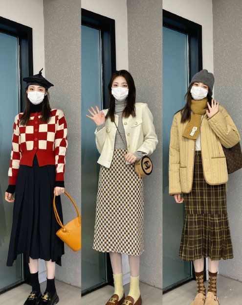 高个子女孩的冬季时尚美搭示范