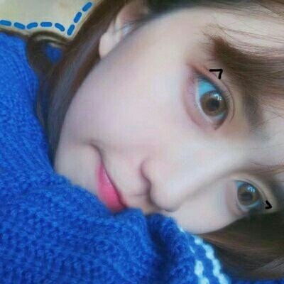 小清新蓝色系列女生头像