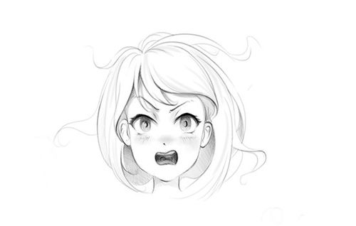 水彩手绘漫画少女步骤教程