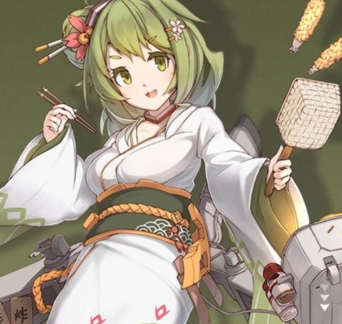 二次元和风少女亭亭玉立,打扮华丽,婀娜多姿的和服小姐姐