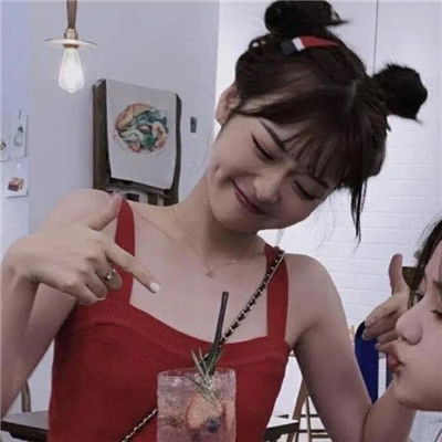 2021红色系女生好看头像做个可爱的人不问世事满心欢喜