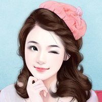 彩绘气质插画女生头像微信头像图片大全