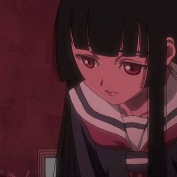 暗黑唯美地狱少女恐怖头像,卡通头像图片