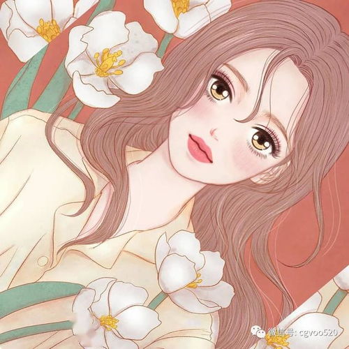 美韩国神仙姐姐o1004笔下的少女们,每一张都像是她的自画像