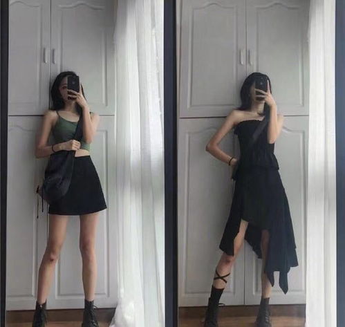 不仅穿裤子显得帅气,穿裙子也行让你感受到潮流出街的魅力