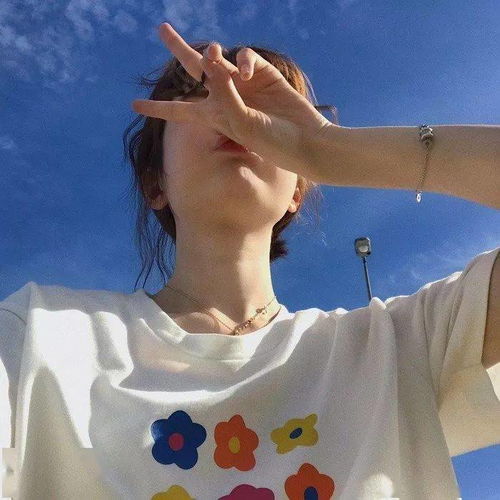 女生头像遮脸保持神秘