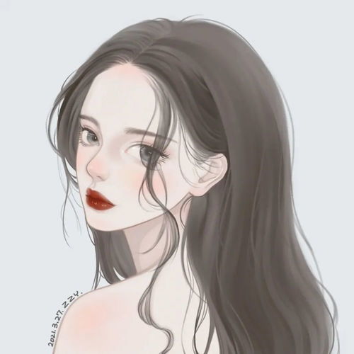 单人头像︱最好看的手绘版女生头像,不接受反驳