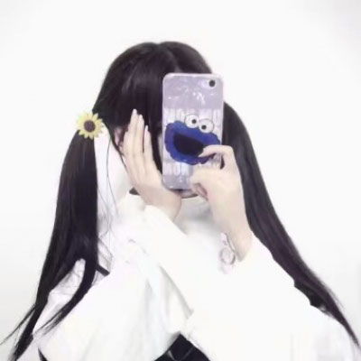 头像女生手机遮脸可爱高清女学生头像系列