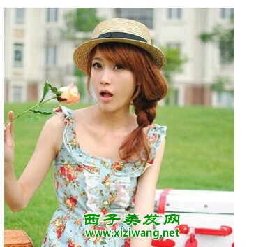12岁女孩发型绑扎方法