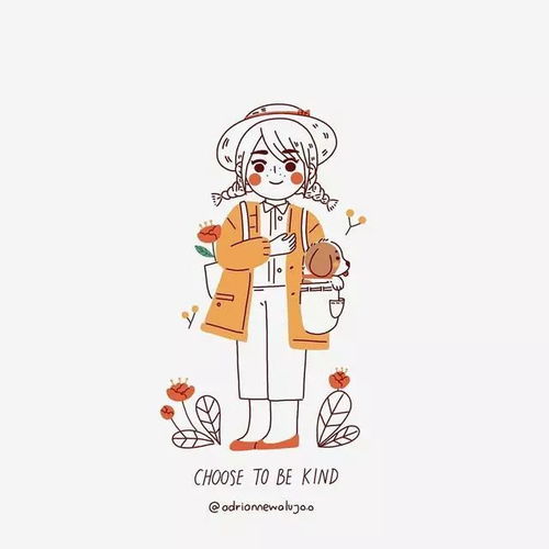 每日简笔画日常插画,超简单噢