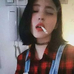个性抽烟头像