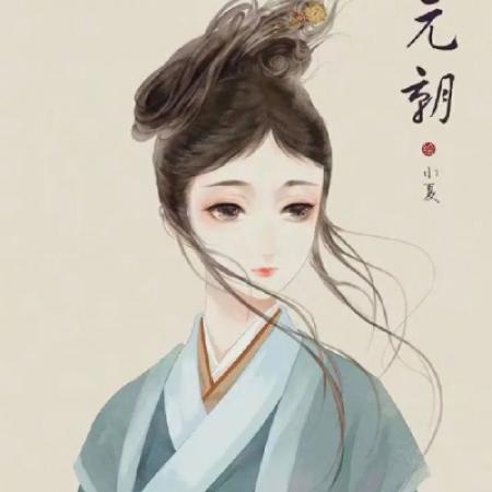 插画头像女唯美古风系美女美图
