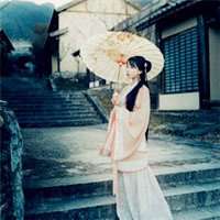 气质美女微信头像侧面古风