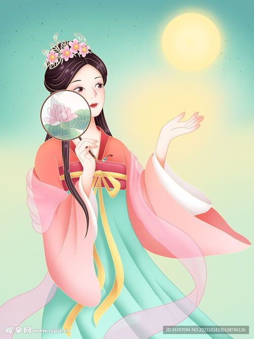 古风美女人物设计图