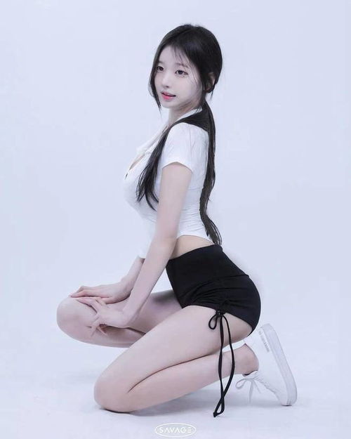 韩国美女模特绝美黑丝长腿迷人曲线,谁能不迷糊