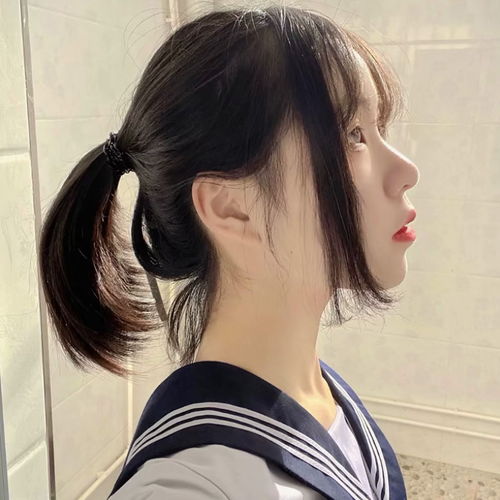 真人女头侧脸高颜值头像