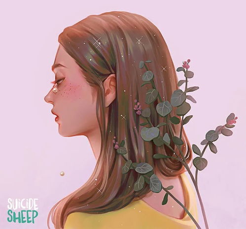 唯美插画梦幻少女,高达60张图,一次看个够幻景城