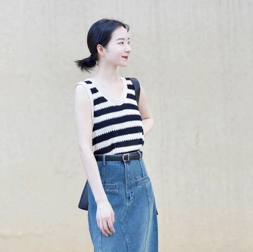 真正入夏才发现杭州女生早就穿上了背心长裤,高级显腿长