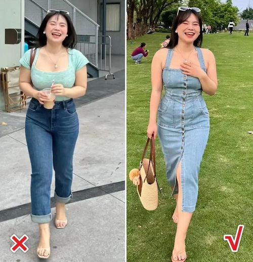 为什么说微胖女人才最美看对比图就知道,珠圆玉润太显贵气