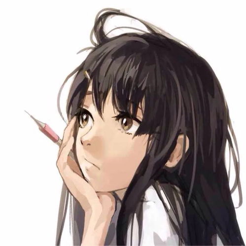 小清新手绘女生头像我的口袋里有糖遇见喜欢的人就给