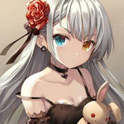 可爱女漫画头像长发小女生卡通头像