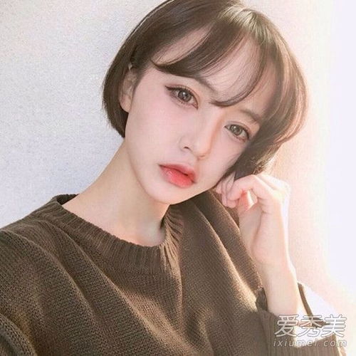韩国女孩短发造型系列13看怎么剪都好看