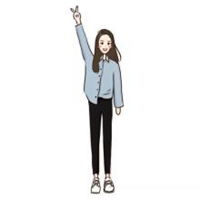 美丽卡通少女头像全身微信头像图片大全