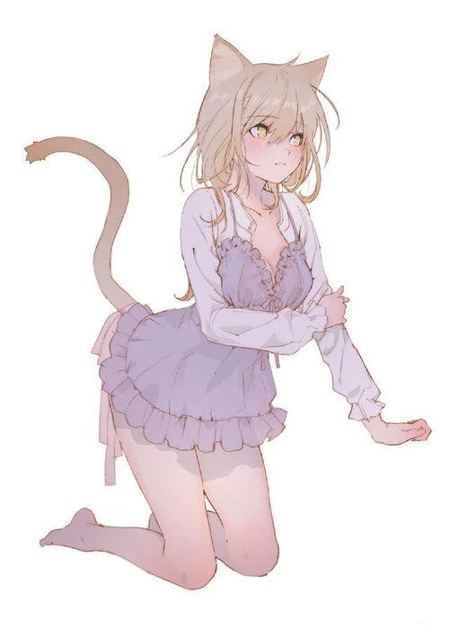 二次元画师猫耳少女,喜欢吗日本画师的插画作品