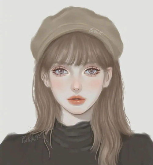 唯美手绘高清动漫女头