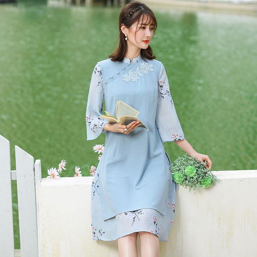 复古文艺的少女裙,如绽放的花朵般娇美清甜,倾心清美
