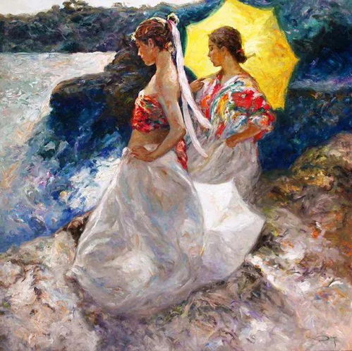 艳而不俗的美女油画作品欣赏