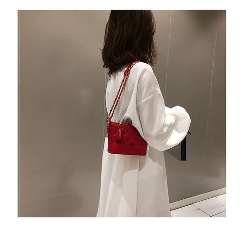 网红菱格流浪包包女2021夏新款高级感法国小众百搭洋气ins斜挎包