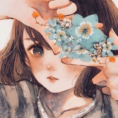 手绘高级女生头像