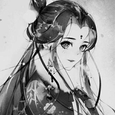 冷酷动漫头像女生图片霸气黑暗系古风头像