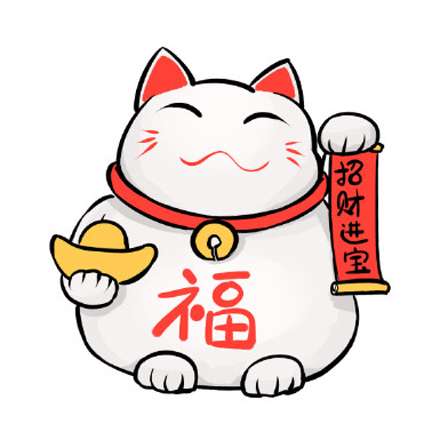 2018年最旺头像图片大全狗年招财猫最好看头像分享