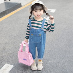 goofloron宝宝背带裤时髦春装2019新款韩版翅膀儿童春秋长裤女童洋气牛仔裤浅蓝色100cm蜜芽,中国领先的进口母婴限时特卖商城