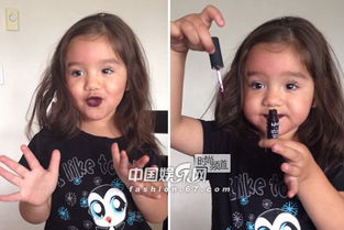 小小网红爱化妆李嫣超呆萌贝儿神似刘亦菲
