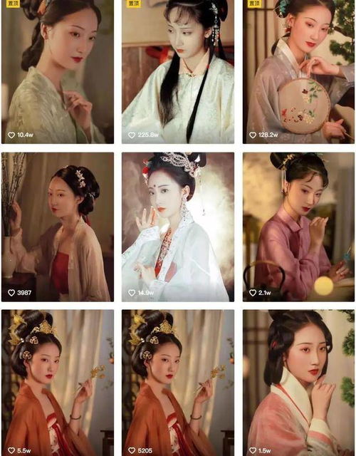 厉害了00后女网红还原古代美女,网友让你模仿,没让你超越