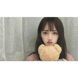 女生快手头像唯美上下白边系列可爱小清新的个性快手头像女