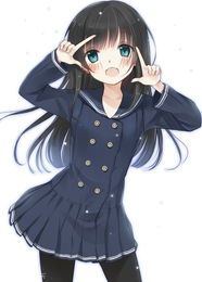 二次元美少女校服美图大放送